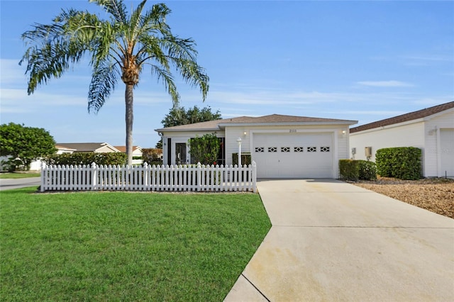 2111 Thornton Ter, The Villages, FL 32162 - ranch-style home with concrete driveway and a garage