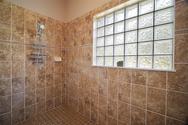 21206 Canoe Pass St, Clermont, FL 34715 - bathroom with tiled shower