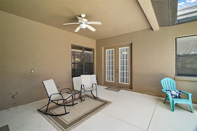 21206 Canoe Pass St, Clermont, FL 34715 - view of patio with a ceiling fan