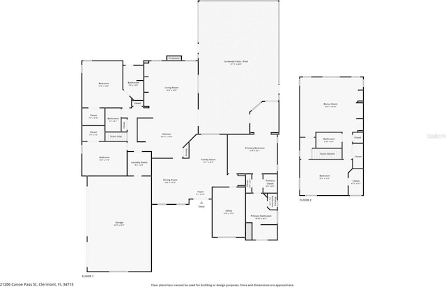 21206 Canoe Pass St, Clermont, FL 34715 - home floor plan