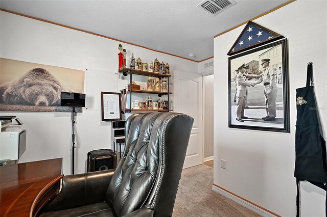 12952 Del Lago Dr, Astatula, FL 34705 - carpeted home office with baseboards