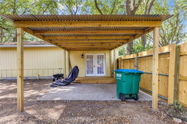43 Almond Pass Dr, Ocala, FL 34472 - view of patio featuring french doors
