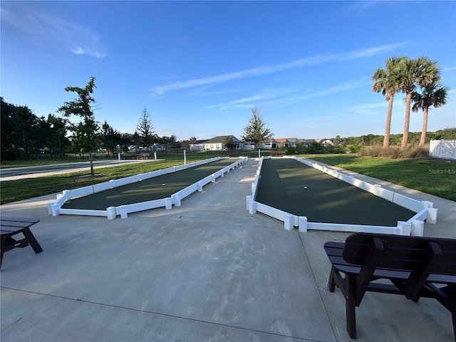 3817 Miragalia Ln, The Villages, FL 32163 - view of community featuring a game area and a lawn