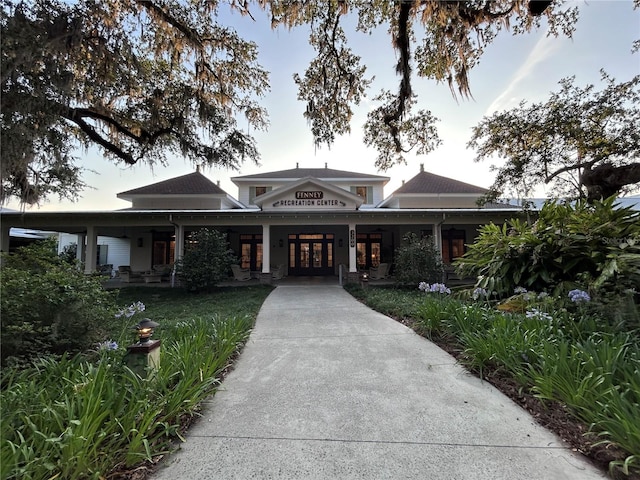 3817 Miragalia Ln, The Villages, FL 32163 - view of front of property with french doors
