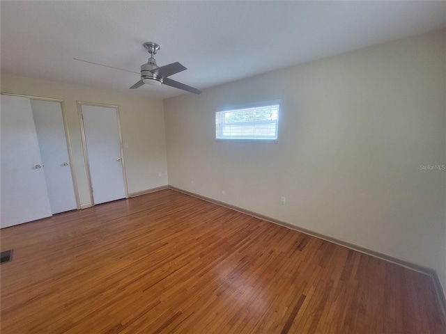 6924 Nawadaha Blvd, Orlando, FL 32818 - unfurnished bedroom featuring light wood-style flooring and a ceiling fan
