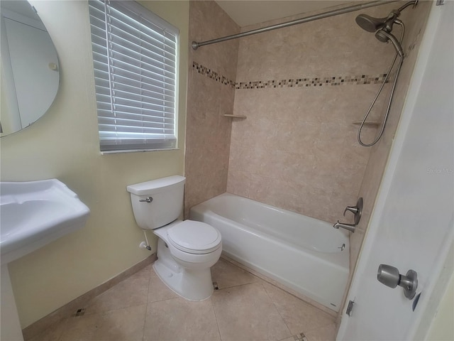 6924 Nawadaha Blvd, Orlando, FL 32818 - bathroom featuring bathtub / shower combination and tile patterned floors