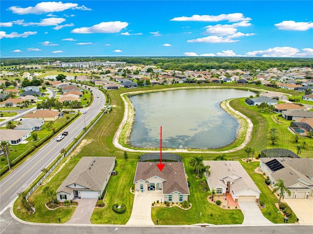11215 SE 172nd Pl, Summerfield, FL 34491 - aerial perspective of suburban area with a large body of water