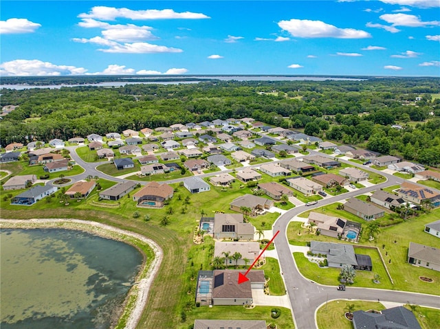 11215 SE 172nd Pl, Summerfield, FL 34491 - aerial view of residential area with a large body of water