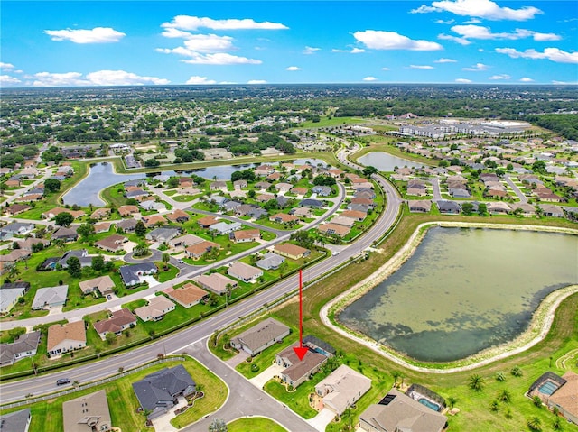 11215 SE 172nd Pl, Summerfield, FL 34491 - aerial perspective of suburban area with a nearby body of water