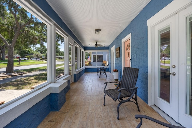378 W Osceola St, Clermont, FL 34711 - sunroom with ceiling fan