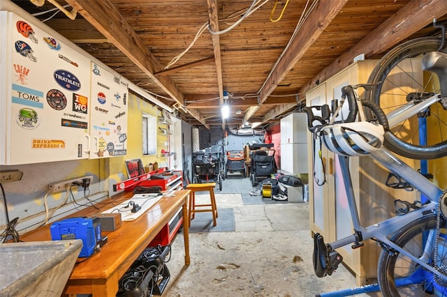 378 W Osceola St, Clermont, FL 34711 - basement featuring a workshop area