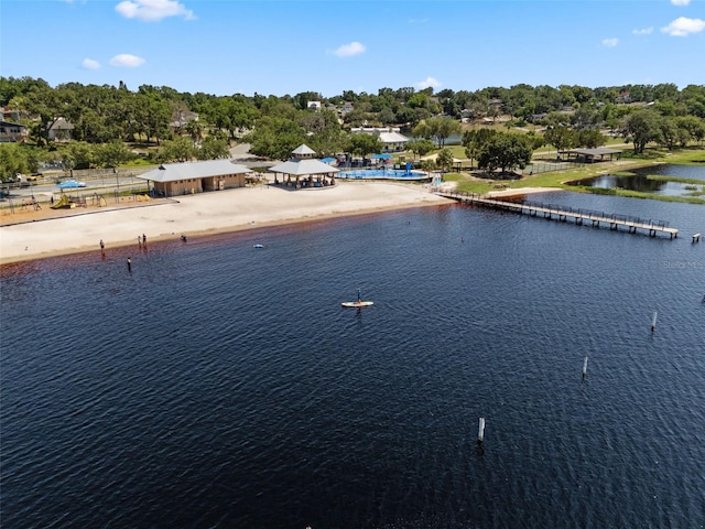 378 W Osceola St, Clermont, FL 34711 - water view with a tree filled landscape