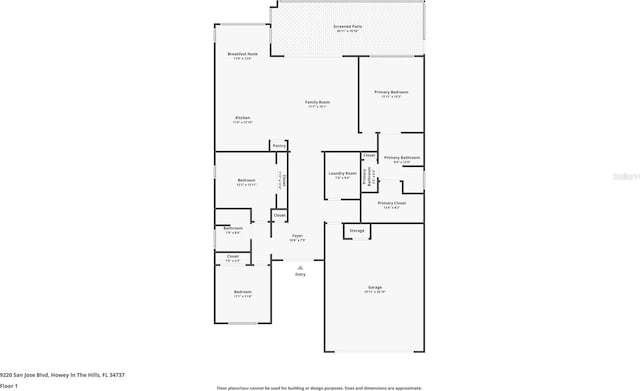 9220 San Jose Blvd, Howey In The Hills, FL 34737 - floor plan / room layout