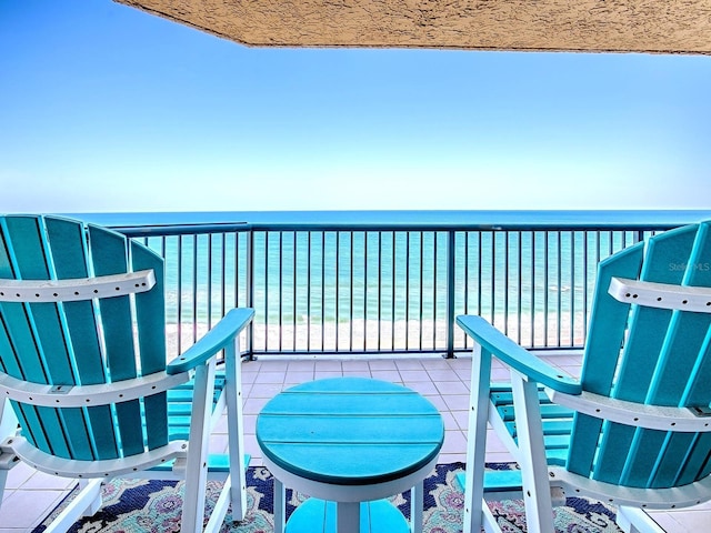 3425 S Atlantic Ave Unit 1101, Daytona Beach, FL 32118 - balcony with a water view
