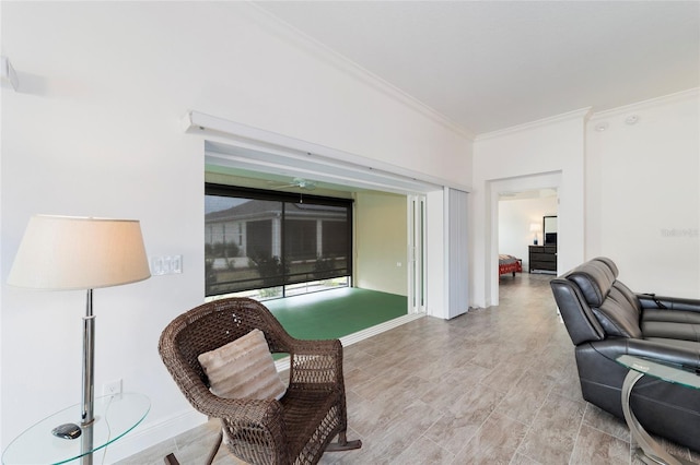 3769 Causey Ct, The Villages, FL 32163 - living area with ornamental molding and baseboards