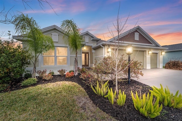 3769 Causey Ct, The Villages, FL 32163 - ranch-style home featuring stucco siding, concrete driveway, and a garage