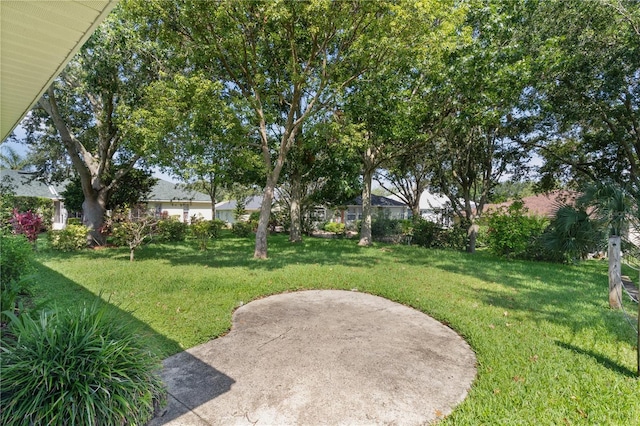 2821 Mediterranean Loop, Tavares, FL 32778 - view of grassy yard with a patio area