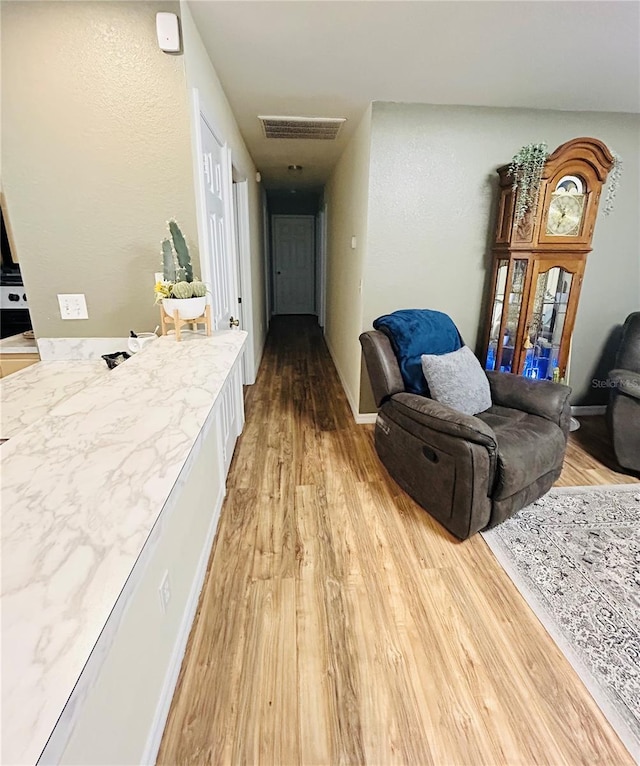 5051 NW 61st Ct, Ocala, FL 34482 - hall with light wood finished floors