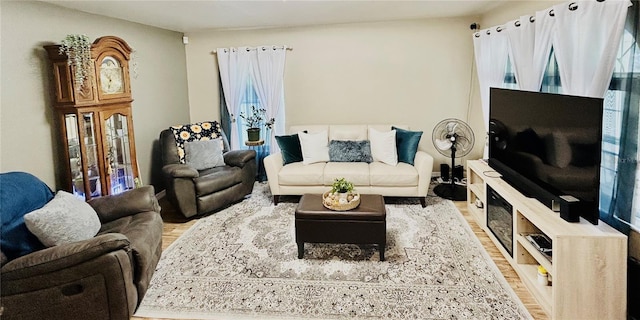 5051 NW 61st Ct, Ocala, FL 34482 - living room with wood finished floors