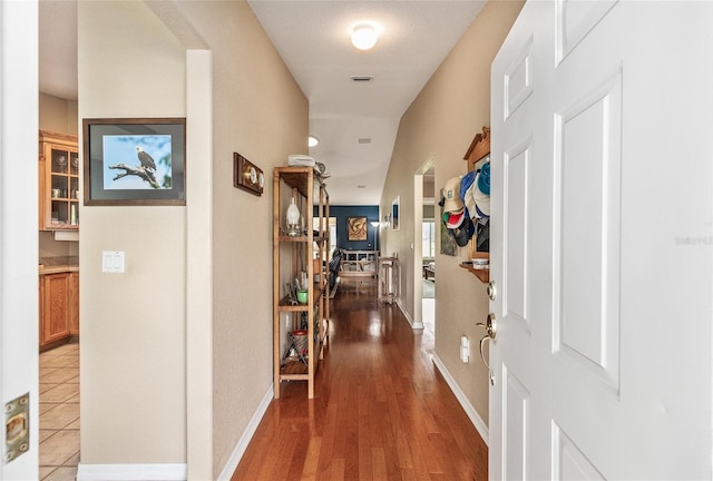13643 SE 89th Ct, Summerfield, FL 34491 - corridor with baseboards and wood finished floors