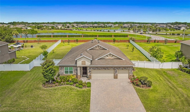 3222 San Leo Dr, Orlando, FL 32820 - aerial perspective of suburban area featuring a large body of water