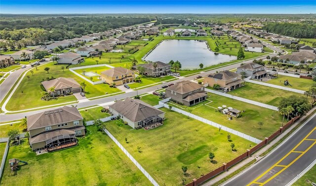3222 San Leo Dr, Orlando, FL 32820 - aerial perspective of suburban area featuring a large body of water