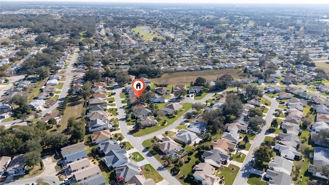 9430 SE 176th Saffold St, The Villages, FL 32162 - aerial view of property's location with nearby suburban area