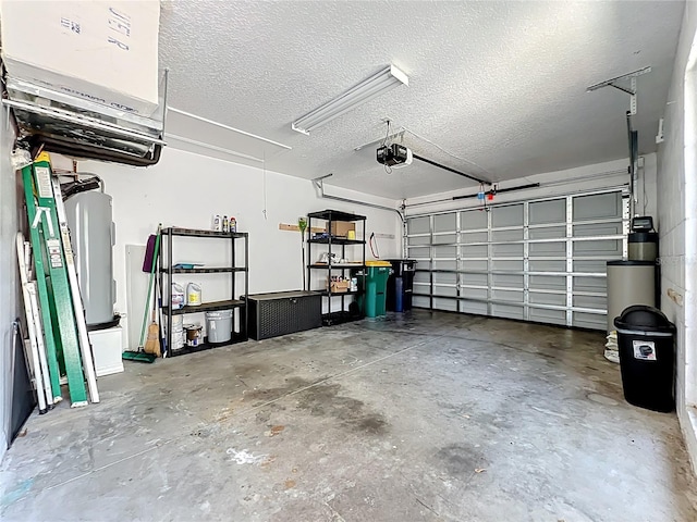 264 Juniper Way, Tavares, FL 32778 - garage featuring a garage door opener and water heater