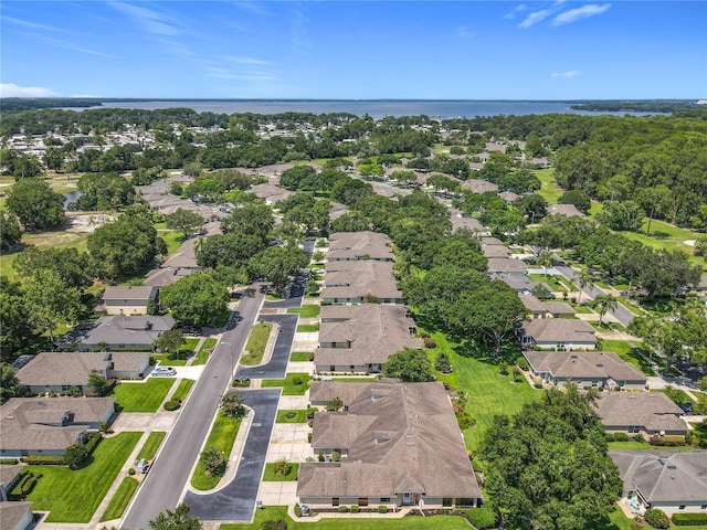 264 Juniper Way, Tavares, FL 32778 - aerial overview of property's location featuring nearby suburban area and a nearby body of water