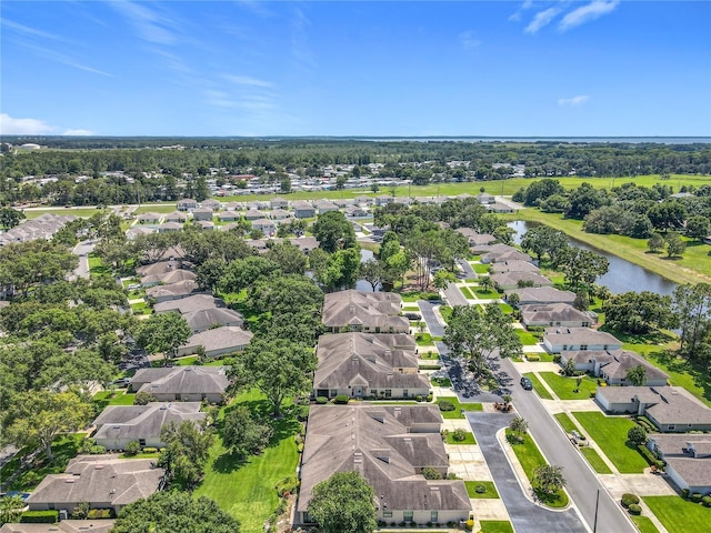 264 Juniper Way, Tavares, FL 32778 - aerial view of residential area with a large body of water