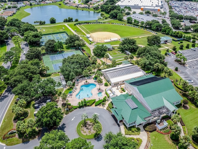17108 SE 111th Terrace Rd, Summerfield, FL 34491 - bird's eye view of a large body of water and a pool