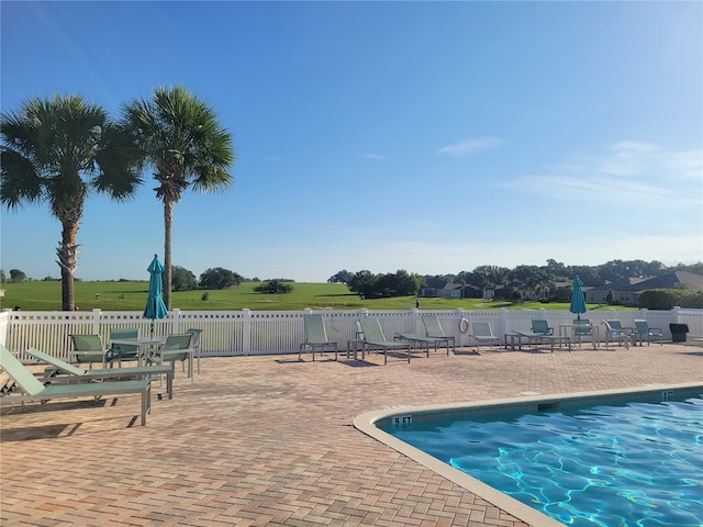17108 SE 111th Terrace Rd, Summerfield, FL 34491 - community pool featuring a patio