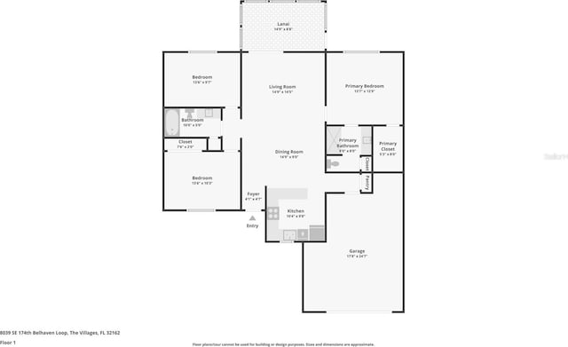 8039 SE 174th Belhaven Loop, The Villages, FL 32162 - property floor plan