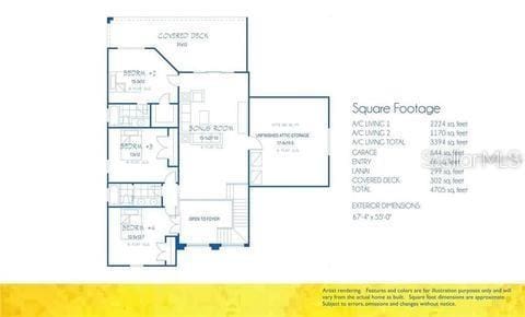 9512 Mid Summer Ln, Leesburg, FL 34788 - room layout