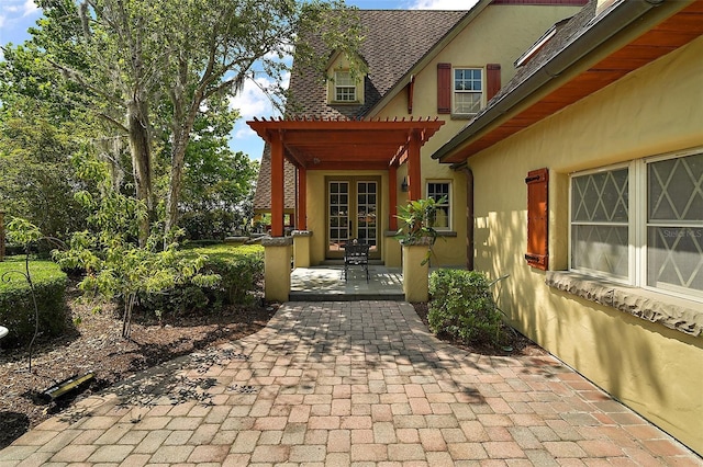707 S Dixie Dr, Howey In The Hills, FL 34737 - view of patio with french doors