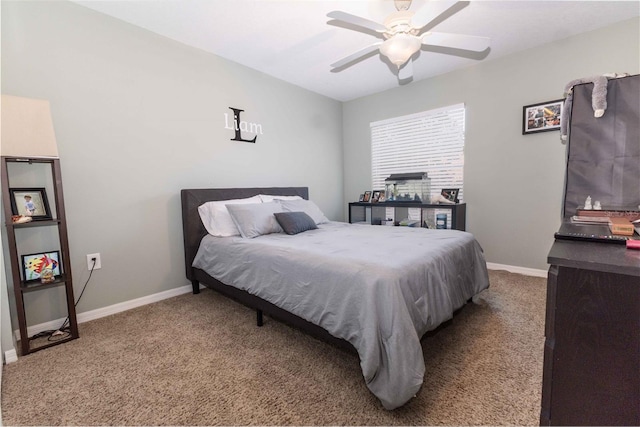 5437 Compass Pt Unit 00, Oxford, FL 34484 - carpeted bedroom featuring baseboards and ceiling fan