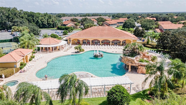 5437 Compass Pt Unit 00, Oxford, FL 34484 - community pool with a patio