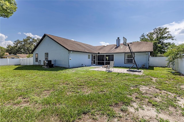 5521 Oak St, Mount Dora, FL 32757 - rear view of house featuring a patio and cooling unit
