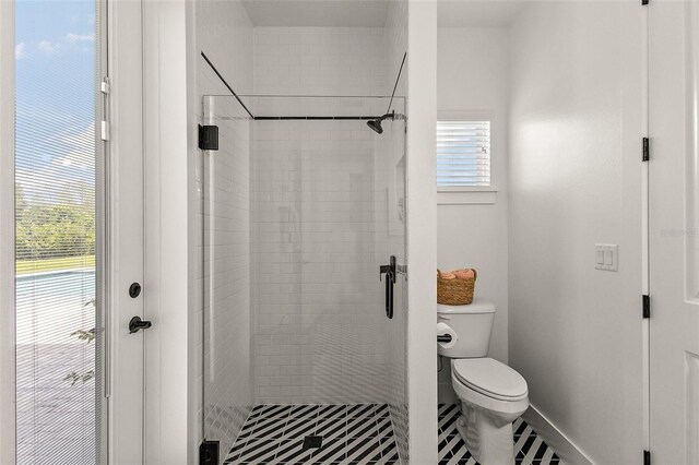 35449 Pinegate Trl, Eustis, FL 32736 - full bathroom featuring a shower stall and tile patterned floors