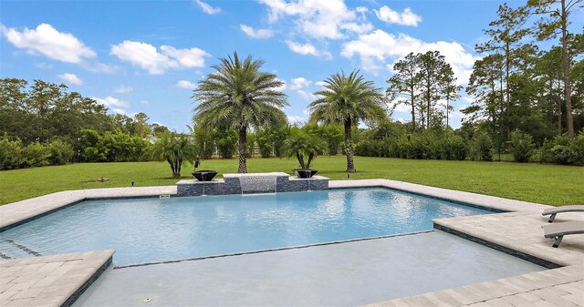 35449 Pinegate Trl, Eustis, FL 32736 - swimming pool with a yard and a patio