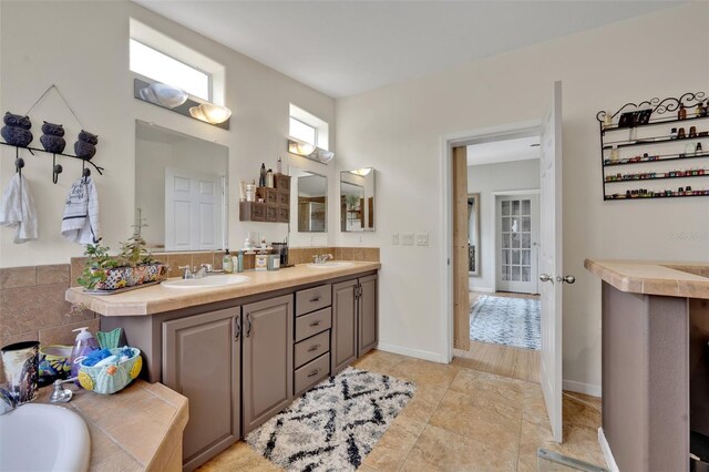 21320 Paradise Way, Eustis, FL 32736 - bathroom featuring double vanity