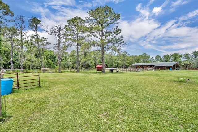 21320 Paradise Way, Eustis, FL 32736 - view of yard with an outbuilding