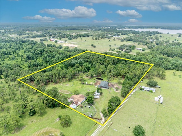 21320 Paradise Way, Eustis, FL 32736 - view of rural area with property parcel outlined