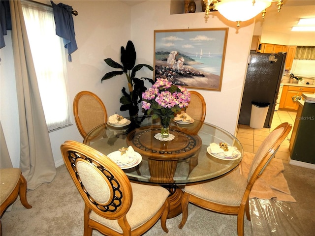 751 Old Oaks Ln, Leesburg, FL 34748 - dining space with light carpet
