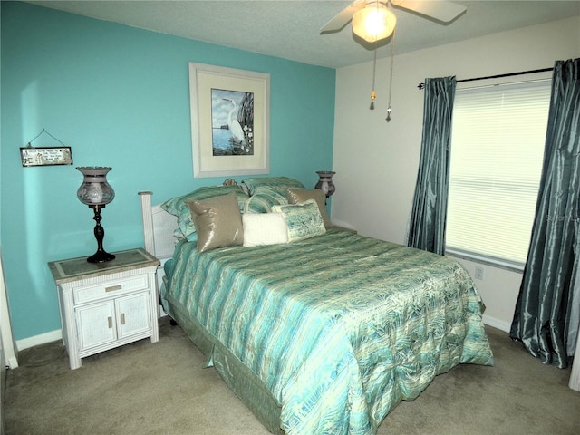 751 Old Oaks Ln, Leesburg, FL 34748 - bedroom featuring carpet, multiple windows, and a ceiling fan