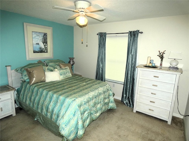 751 Old Oaks Ln, Leesburg, FL 34748 - bedroom with carpet and a ceiling fan