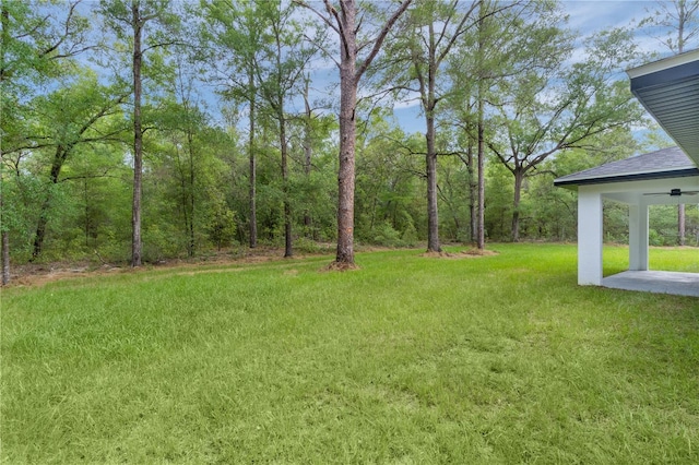 1115 W Geneva Pl, Citrus Springs, FL 34434 - view of grassy yard with a patio area