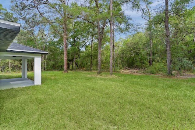 1115 W Geneva Pl, Citrus Springs, FL 34434 - view of green lawn featuring a patio area