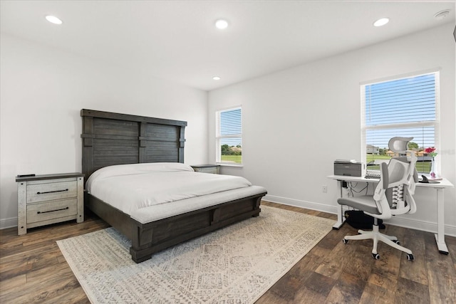 17700 Sawgrass Run, Tavares, FL 32778 - bedroom featuring wood finished floors and recessed lighting