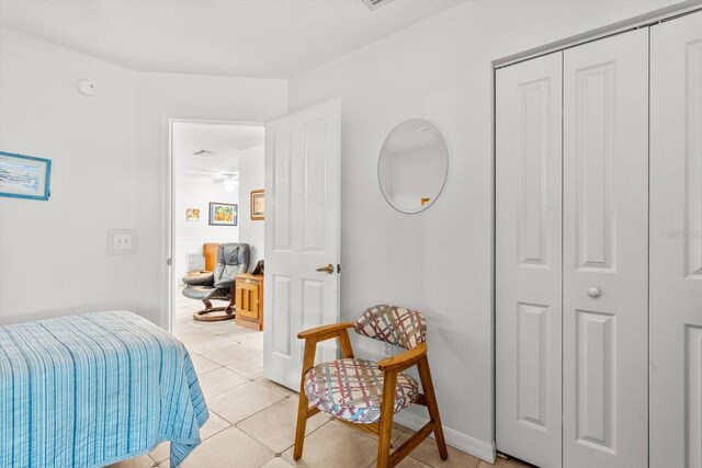 2542 N Regatta Pt, Crystal River, FL 34429 - bedroom featuring a closet and light tile patterned floors